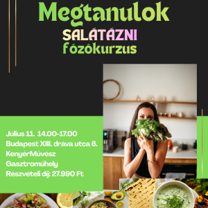 Megtanulok salátázni főzőkurzus